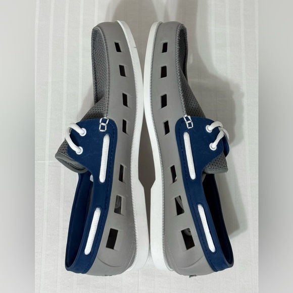 Wembley Boat Water Shoes Slip On Rubber Mesh Lace Up Casual Mens Large (10-11) - Picture 10 of 14